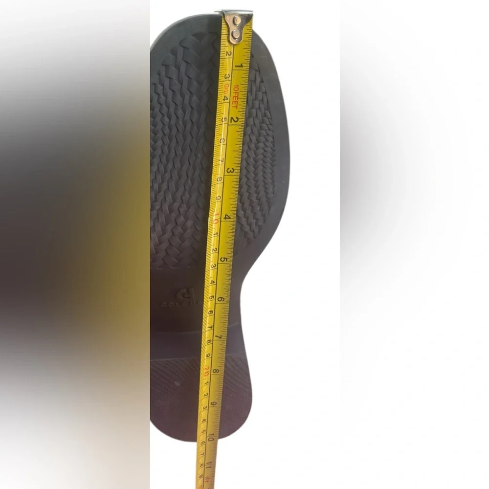 Cole Haan Crocodile Pattern Loafers with Gold Detail - Picture 6 of 8